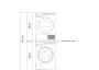 Комплект Asko Logic 18:  W4096R.W/3 + T409HS.W + HSS1053W